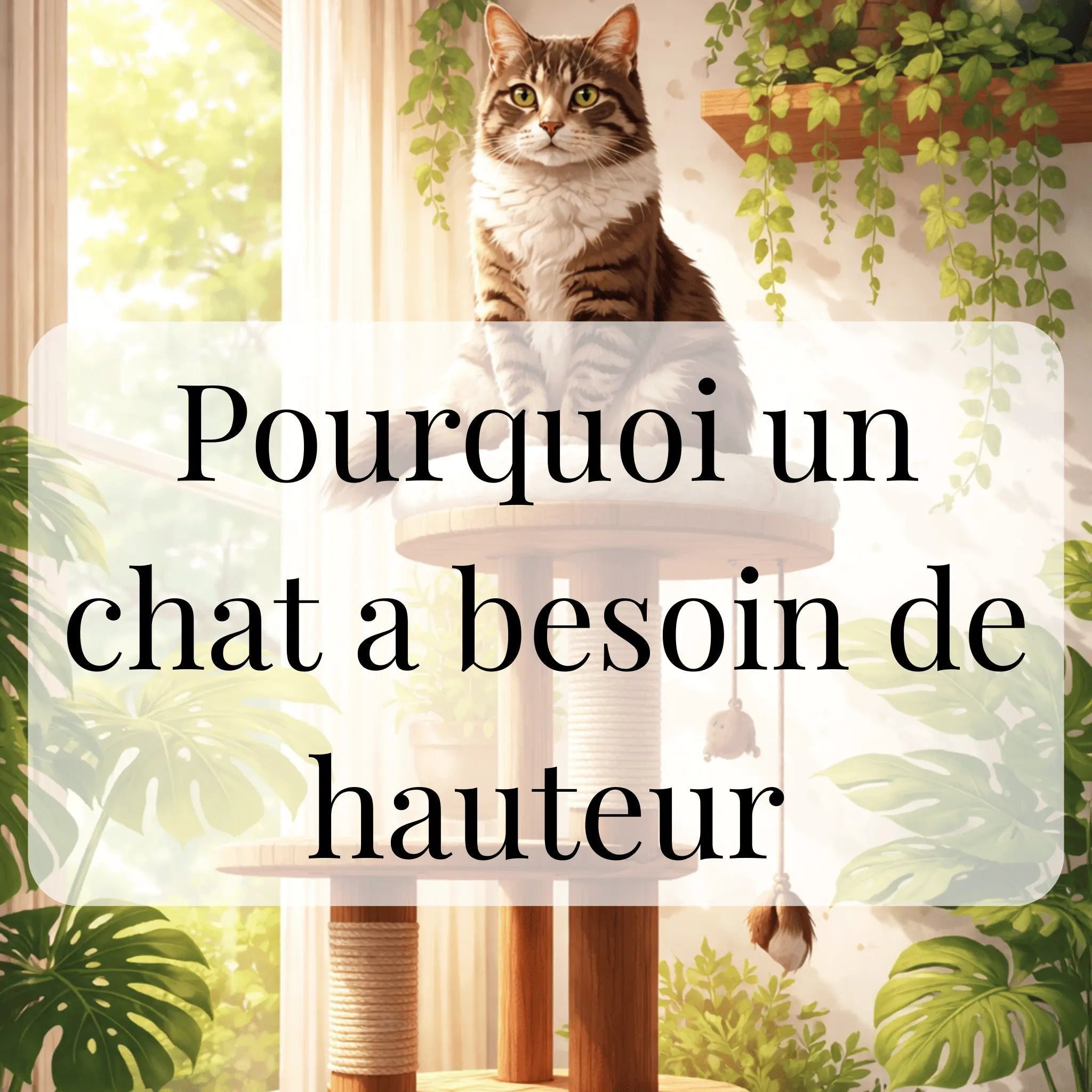 Pourquoi un chat a besoin de hauteur - CATIUM