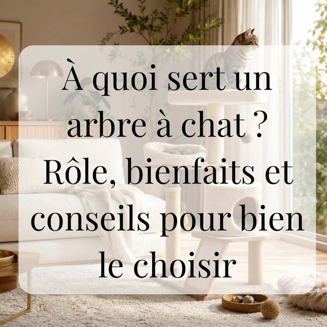 À quoi sert un arbre à chat ? Rôle, bienfaits et conseils pour bien le choisir