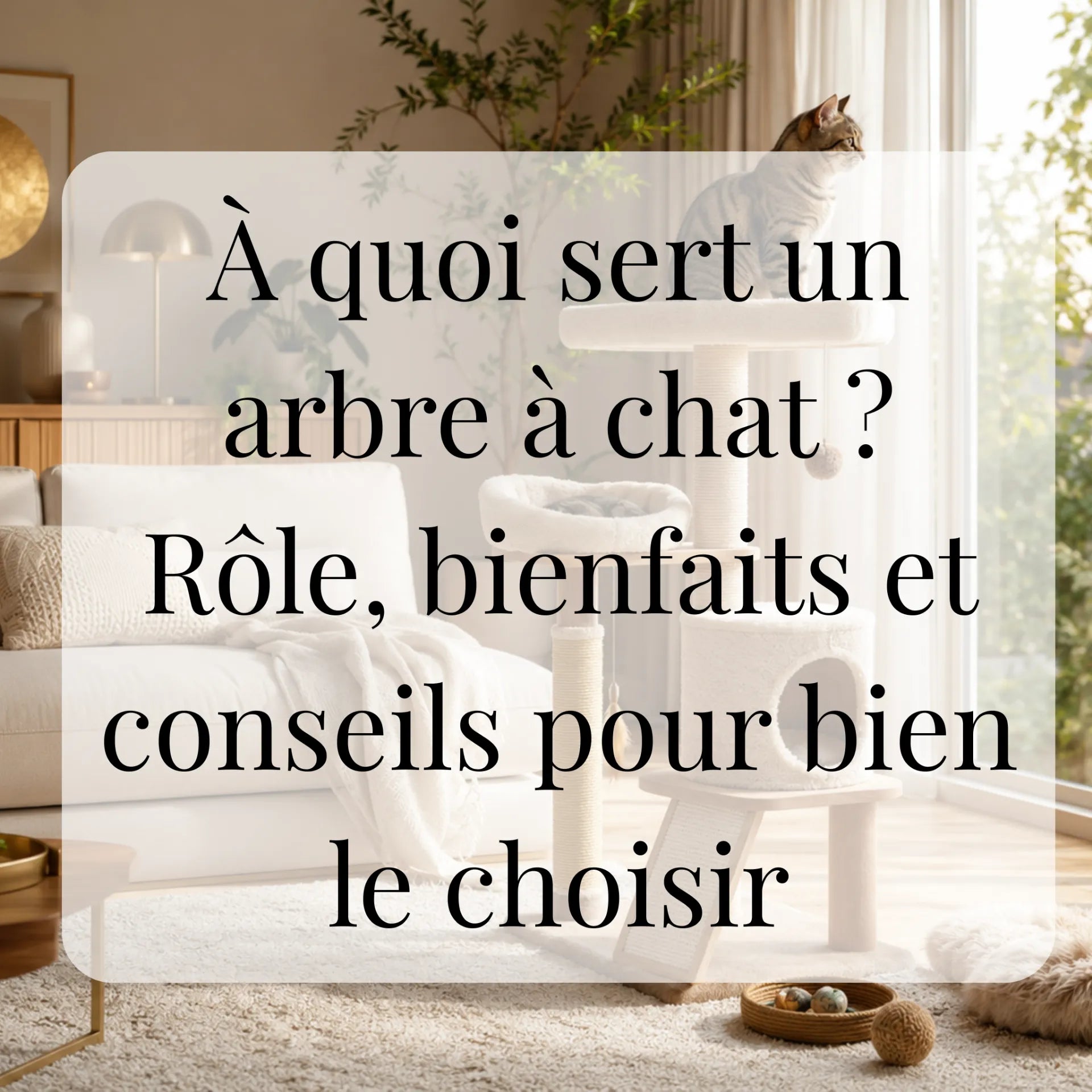 À quoi sert un arbre à chat ? Rôle, bienfaits et conseils pour bien le choisir CATIUM