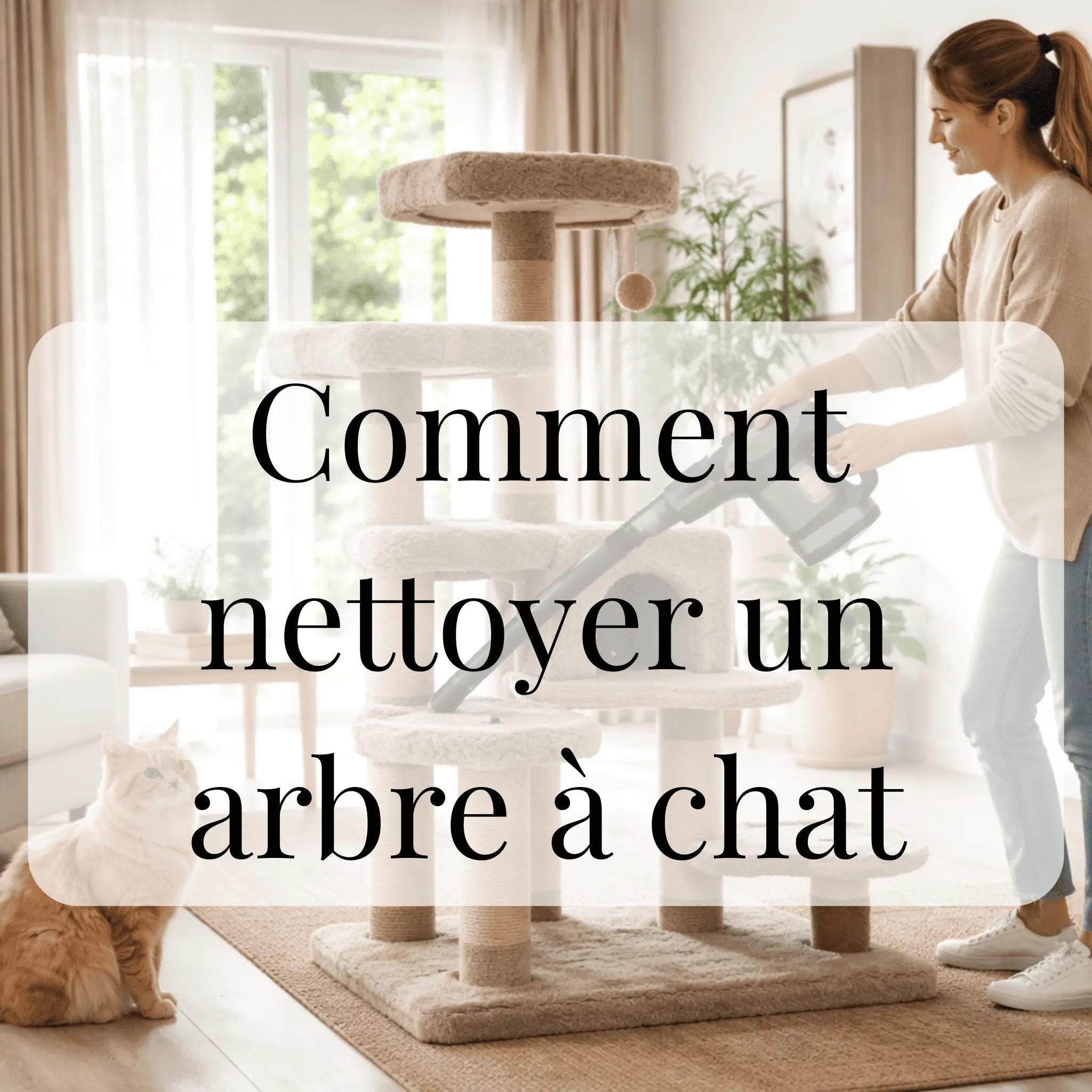 Comment nettoyer un arbre à chat CATIUM