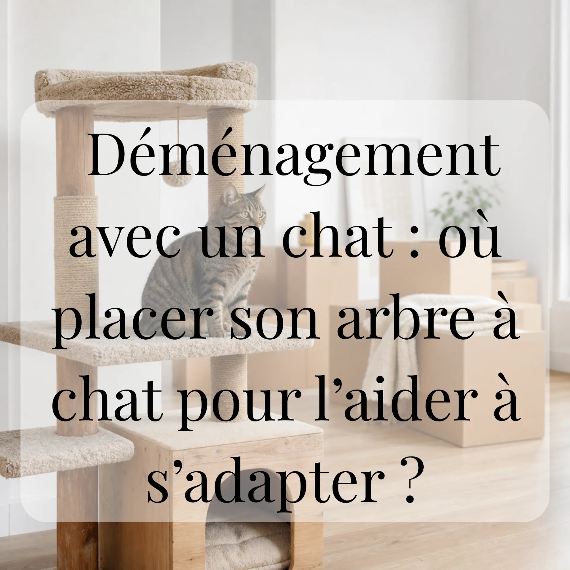 Déménagement avec un chat : où placer son arbre à chat pour l’aider à s’adapter ? CATIUM