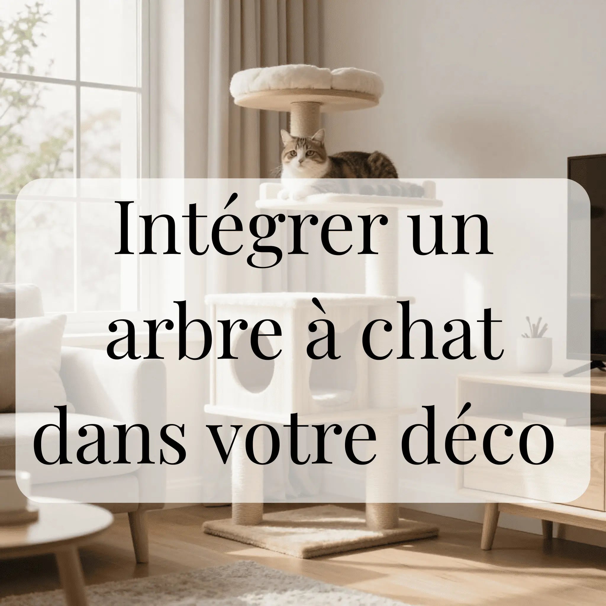 Intégrer un arbre à chat dans votre déco : allier design et bien-être félin CATIUM