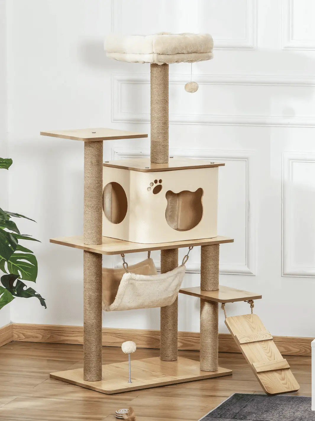 Arbre à Chat Bois | Mobilier Félin Naturel & Durable – Catium – CATIUM
