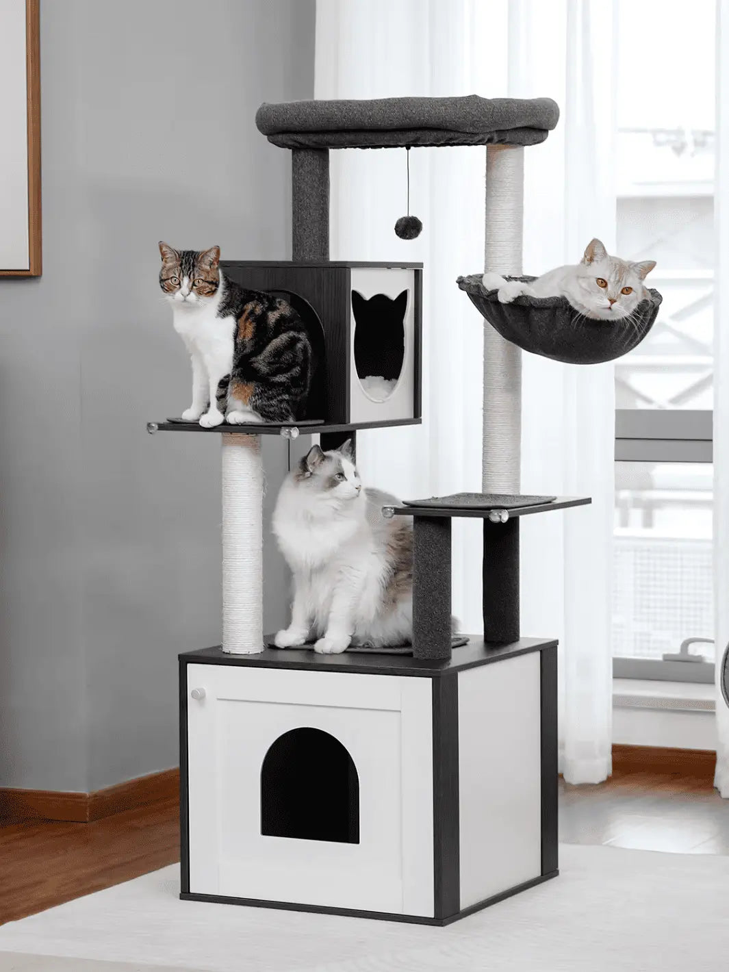 Arbre a Chat avec litière - CATIUM