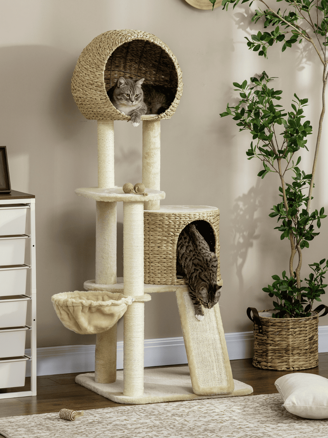 Arbre à Chat en Osier