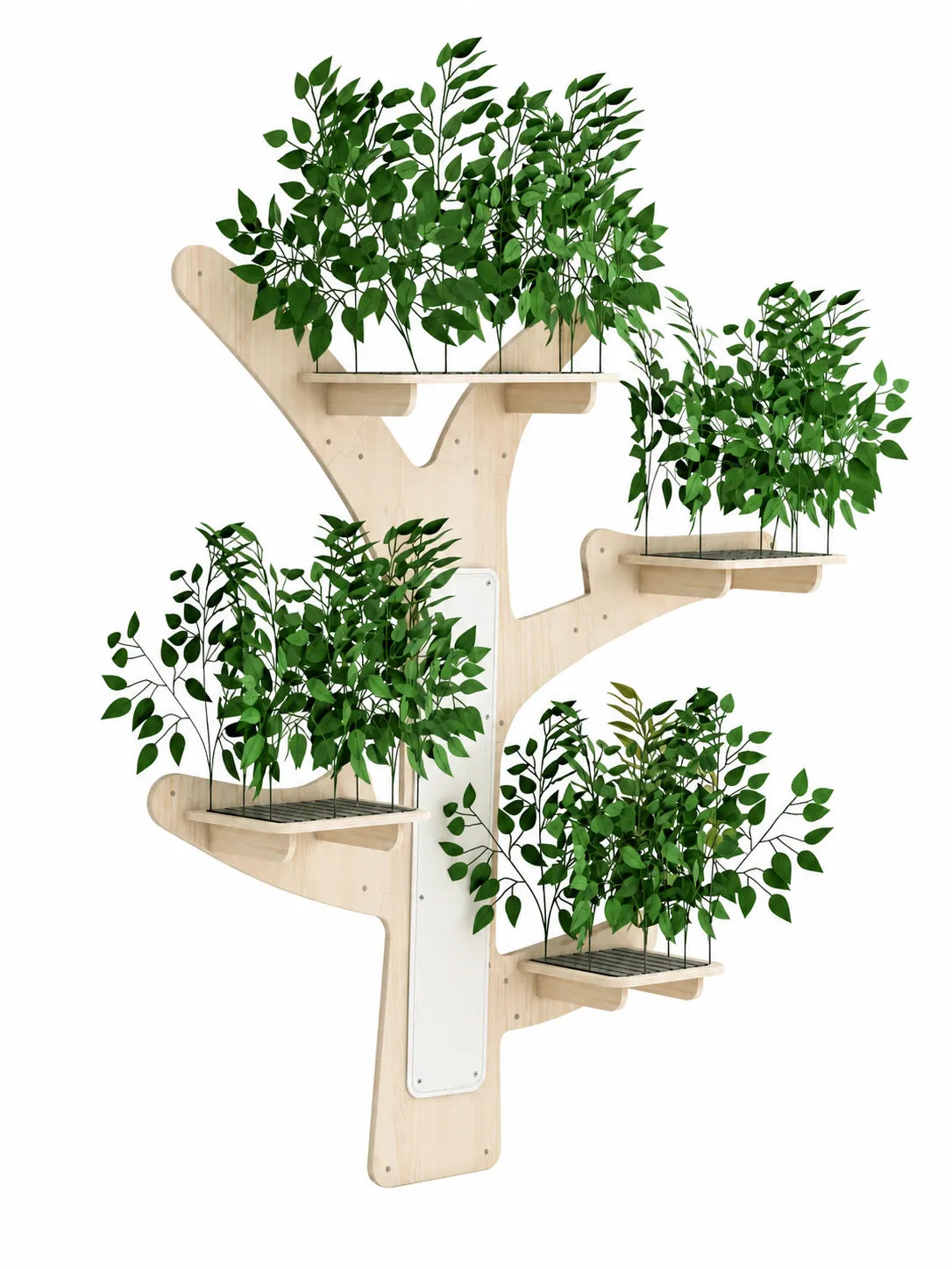 Arbre à Chat Mural Bois 3 Niveaux 155 × 210 cm-Pinéor