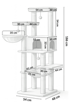 Arbre_a_Chat_186_cm_avec_Plateformes_et_Griffoirs_en_Sisal_Dimensions