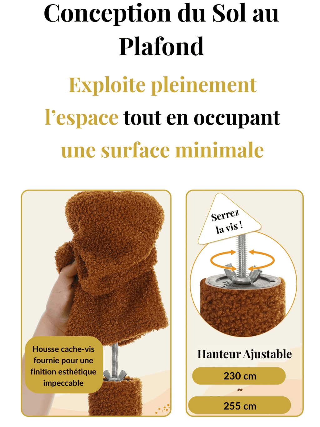 Arbre_a_Chat_230_255_cm_Style_Cactus_avec_Condo_et_Hamac_Caracteristique_1 | Catium