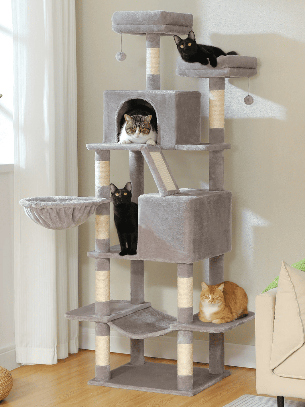 Arbre_a_Chat_Paradise_XXL_Gris_Interieur