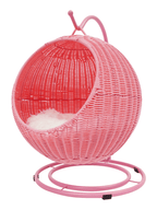Balancoire_Chat_sur_Pied_Rose_en_Rotin_PP_Rosavera