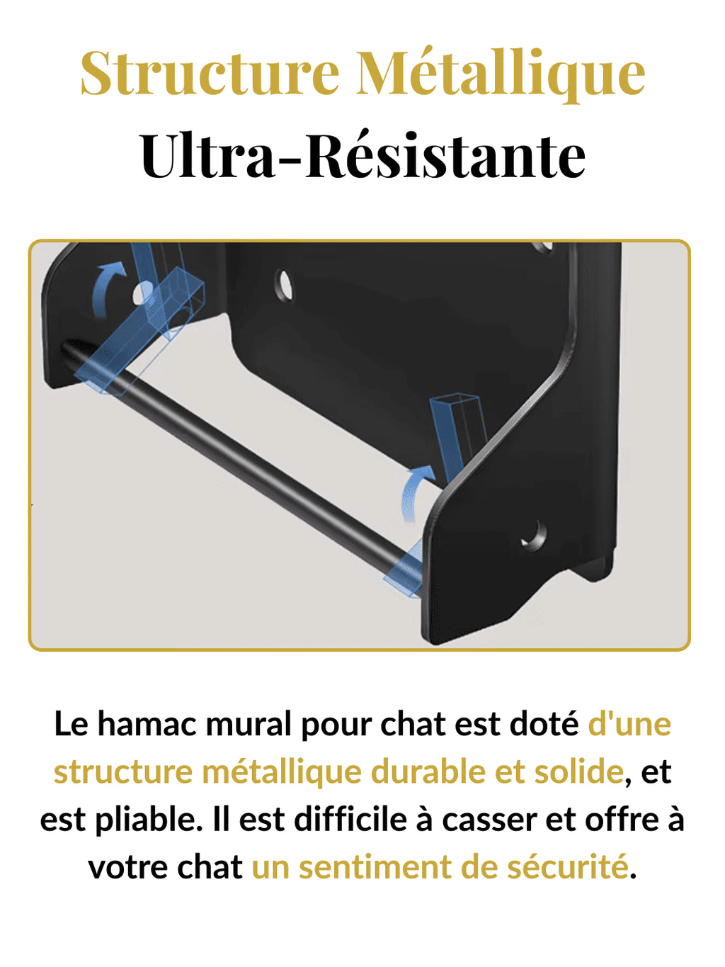 Hamac-Mural-Pliable-pour-Chat-en-Metal-Caracteristique-3