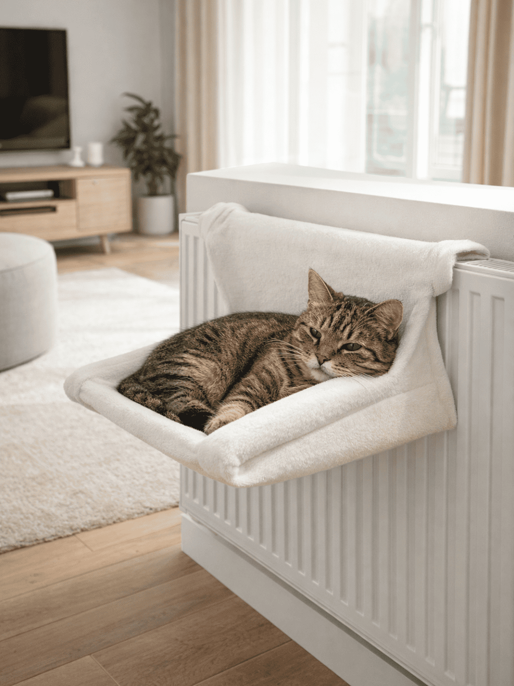 Hamac_Radiateur_Blanc_pour_Chat_Interieur
