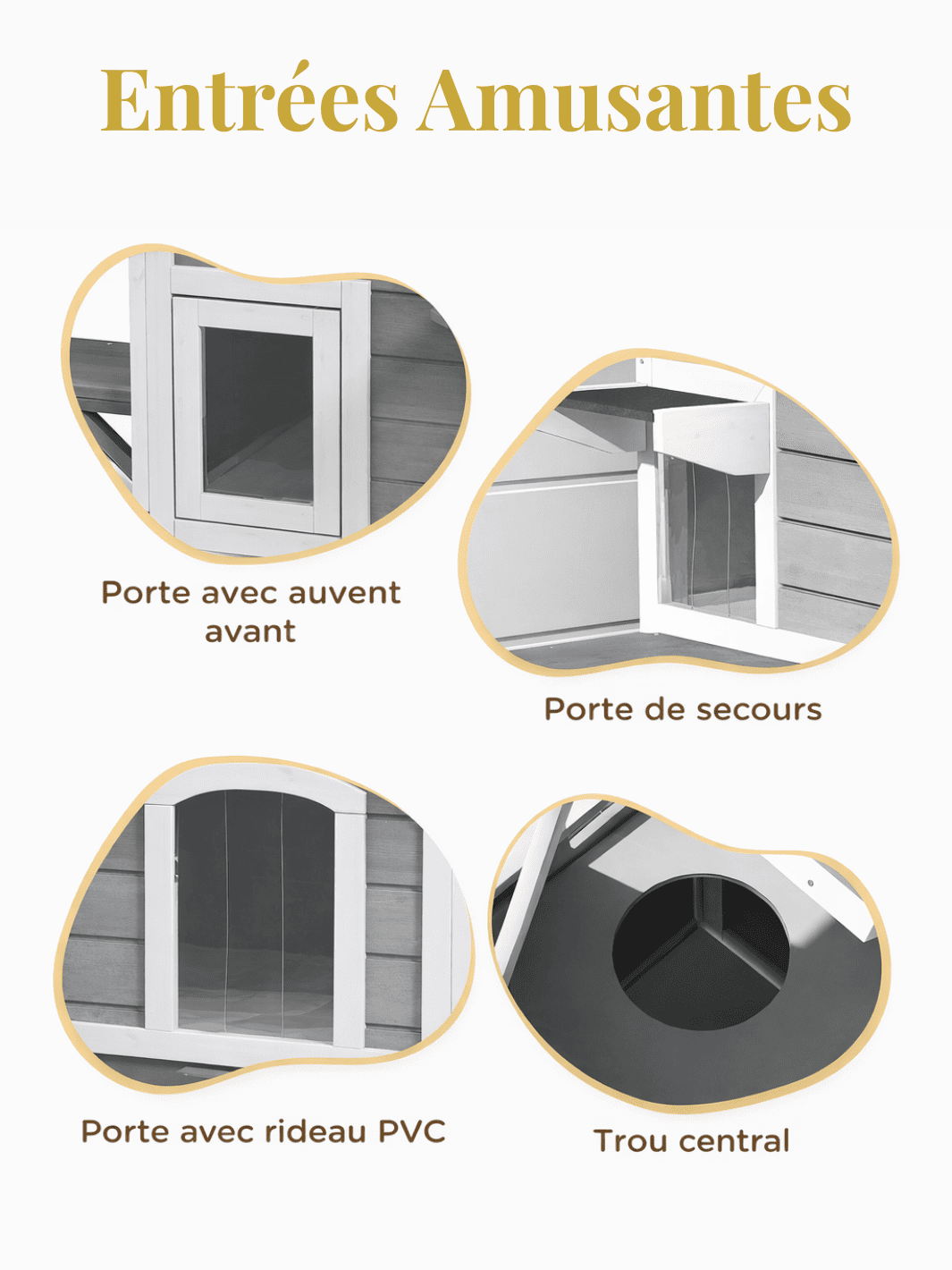 Maison Arbre à Chat 2 Niveaux Caractéristique2