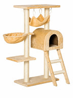 Petit Arbre a Chat Beige 98 cm avec Hamac et Panier | Hamelia