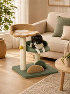 Petit Arbre a Chat Multicolore 52 cm avec Sisal-interieur