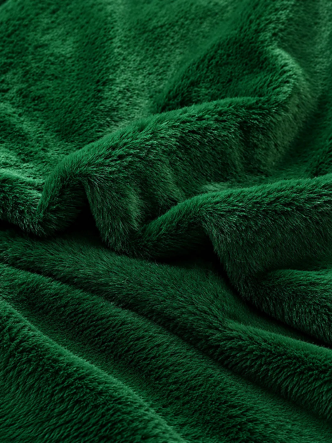 Tissu peluche 8mm pour arbre à chat vert