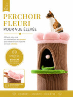 Très Grand Arbre à Chat Marron 174 cm avec Condos  caracteristique3