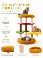 Niche cosy de l’arbre à chat burger Burgino pour dormir ou se cacher