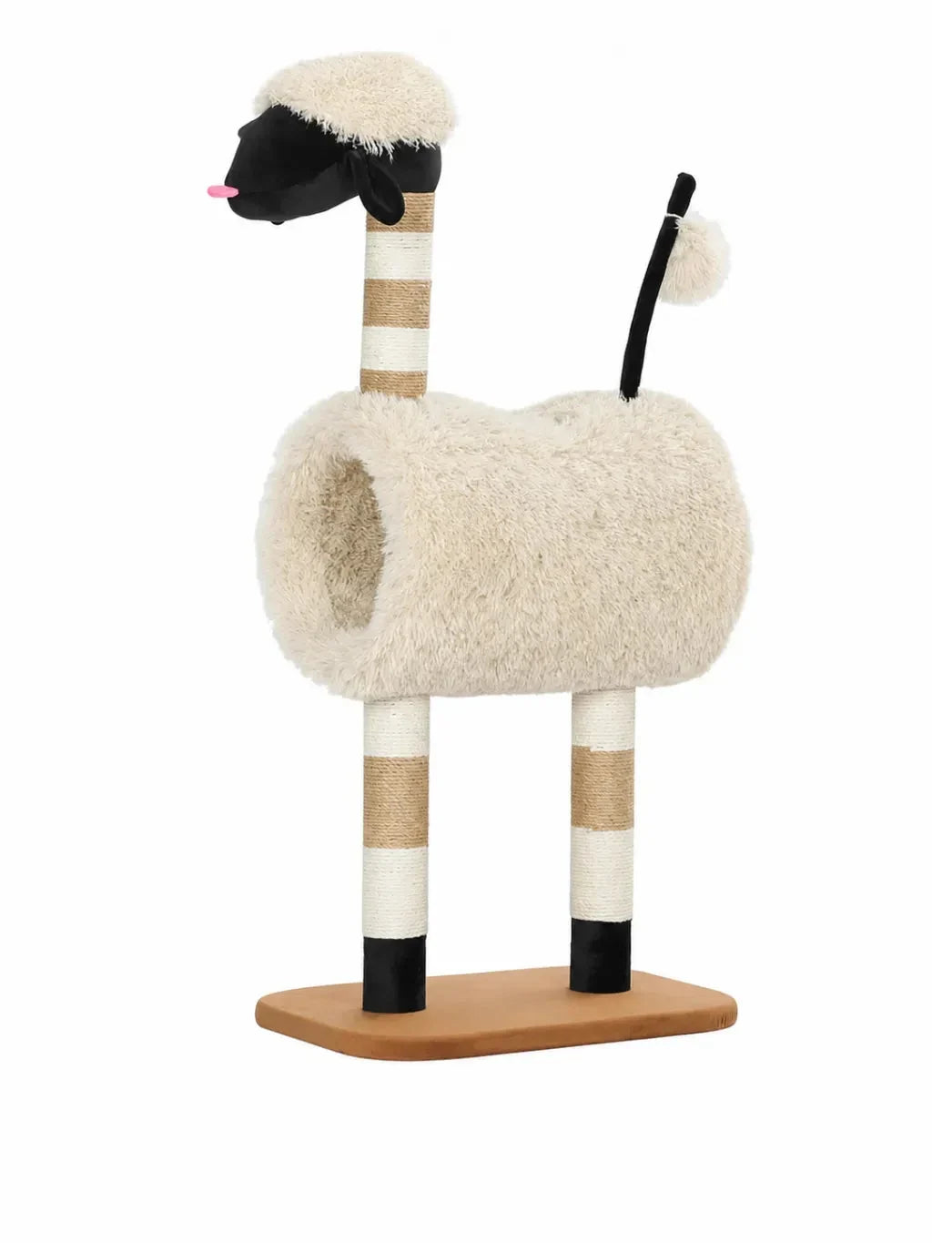Arbre à chat mouton Moutelia 98 cm avec tunnel confortable