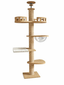 Arbre à Chat Plafond Bois Massif 255 à 265 cm | Sommélia