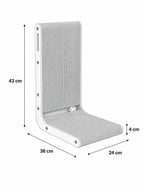 Dimensions griffoir chat Ligriff 43 cm hauteur 38 cm longueur 24 cm profondeur