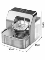 Dimensions du distributeur Temporéa : 23 cm de large, 29 cm de profondeur et 24 cm de haut.