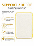 Fixation adhésive sans perçage du tapis griffoir tournesol Hélianor