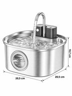 Dimensions de la cuve Autonéa : 20,5 × 20,5 cm et 10,7 cm de hauteur hors bec.