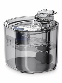 Fontaine à Eau pour Chat Transparente avec Capteur 2,2 L | Clairéa