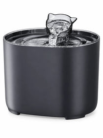 Fontaine à Eau pour Chat Noire avec Détecteur 2,2 L | Noctéa