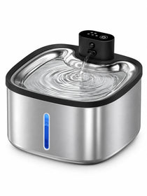Fontaine à Eau pour Chat Sans Fil en Inox 3,5 L à 3 Modes | Mobiléa