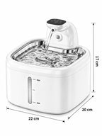 Dimensions de Trioméa : 22 cm de largeur, 20 cm de profondeur et 17 cm de hauteur.
