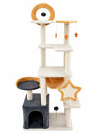 Grand arbre à chat 160 cm multi-niveaux avec hamac Stelloria, vue principale