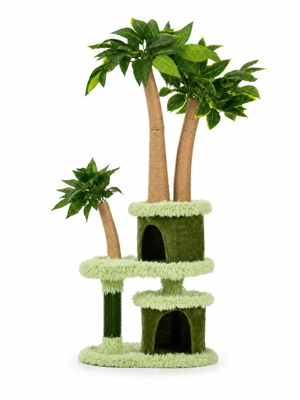 Grand arbre à chat manguier Canoporia 155 cm avec deux niches