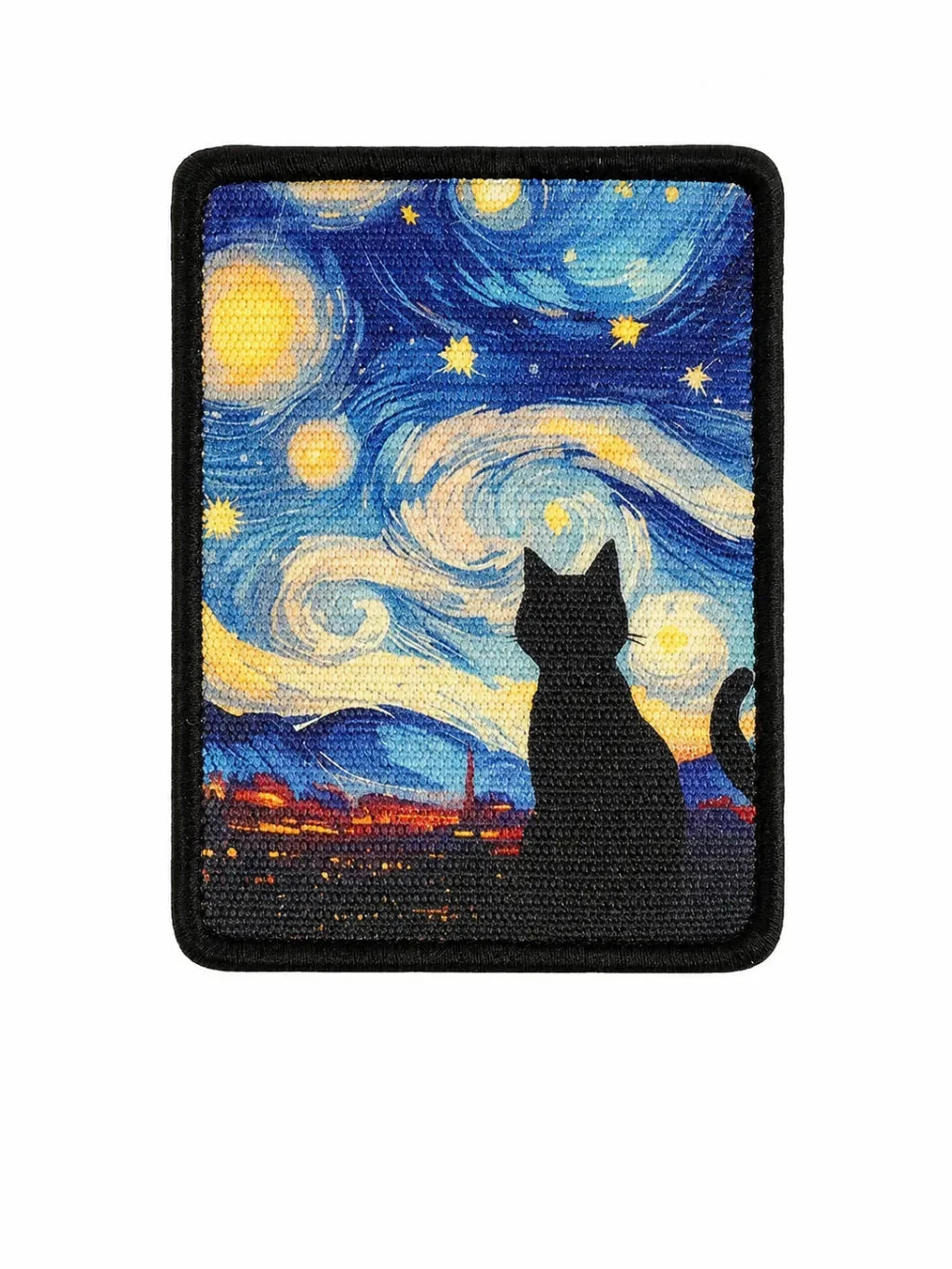 Griffoir chat mural décoratif ciel étoilé Astréline 38 x 30 cm