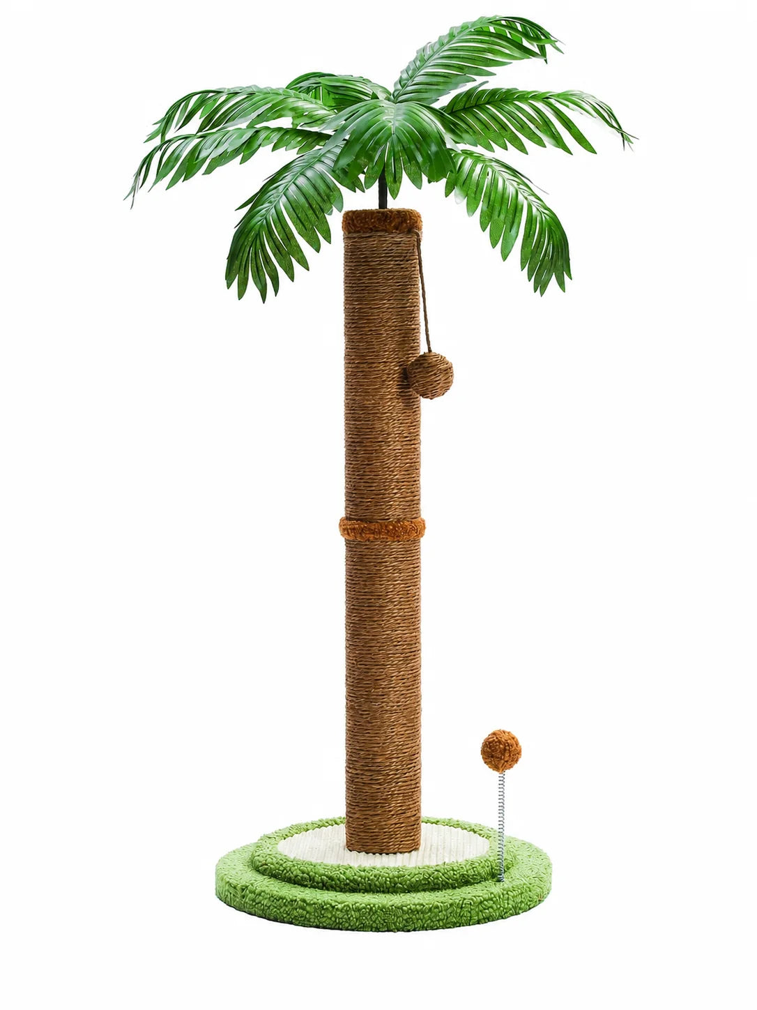 Griffoir chat palmier Palmésia 85 cm avec deux balles