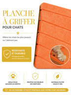 Planche à griffer Murfelys en feutre résistant pour chat